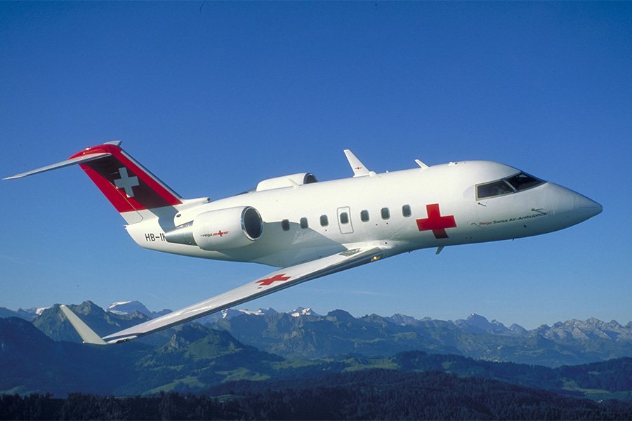 Ambulance vliegtuigen