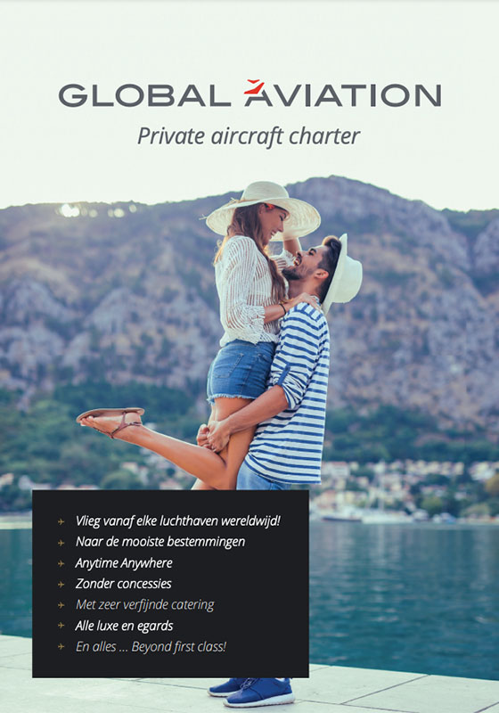 Brochure Private aircraft charter